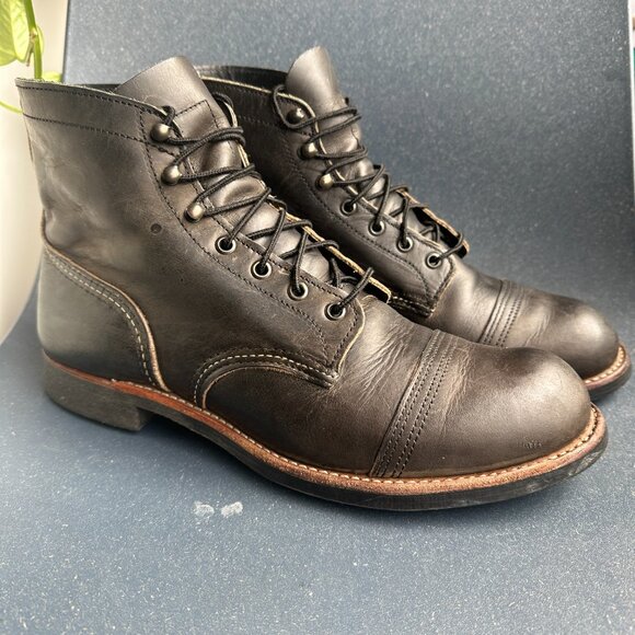 Red Wing Heritage Iron Ranger 8086 - Charcoal Rough & Tough - Men's 11.5 D - Picture 2 of 11